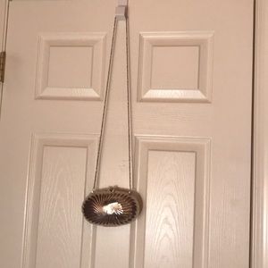 Vintage hard shell clutch